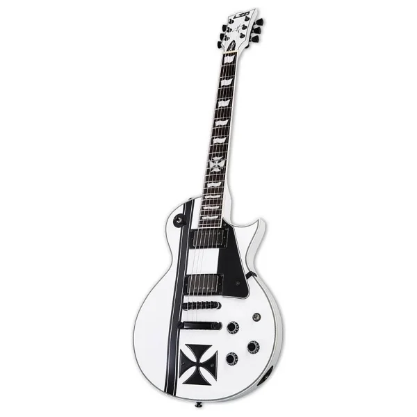 ESP LTD Iron Cross James Hetfield Signature Snow White Elektro Gitar - Görsel 3
