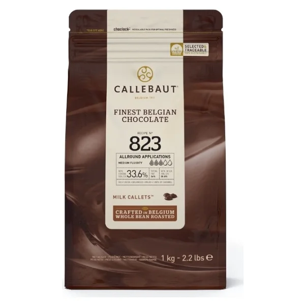 Callebaut 823 Sütlü Kuvertür Drop Çikolata 1 Kg Yoğun Lezzetli Pastacılar İçin İdeal Seçim - Görsel 4