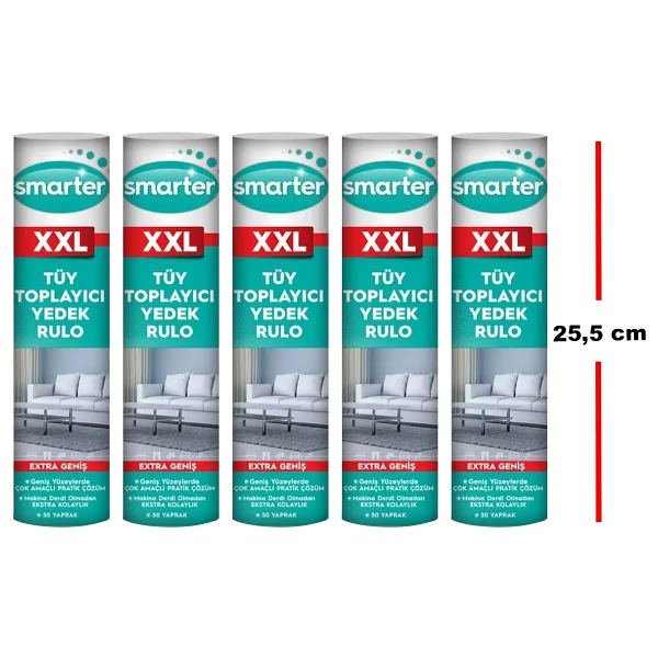 Smarter Xxl 5 Adet Tüy Toplayıcı Yedek Rulo - Görsel 2