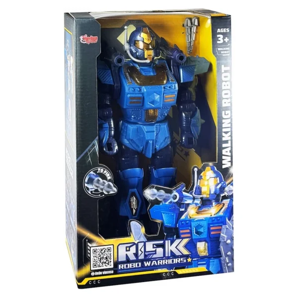 Vardem DF-6051 Işıklı ve Müzikli Roket Atan Pilli Savaşçı Robot - Görsel 5