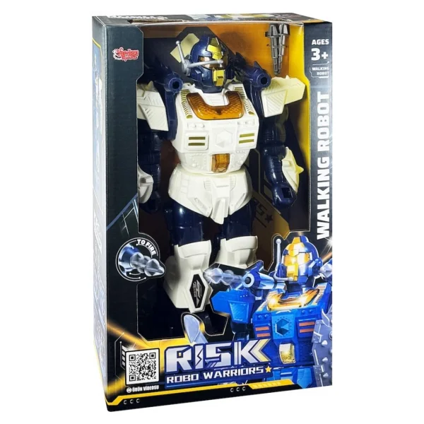 Vardem DF-6051 Işıklı ve Müzikli Roket Atan Pilli Savaşçı Robot - Görsel 2