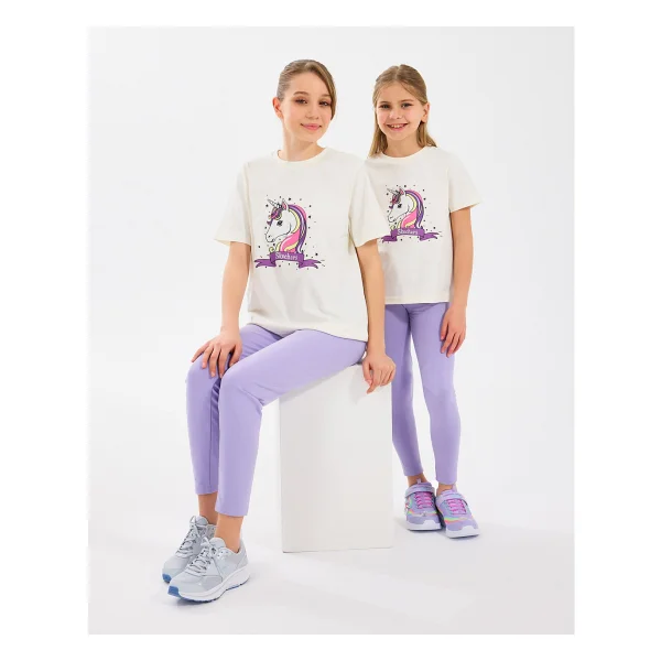 Skechers Graphic SK2510022 Kısa Kollu Bisiklet Yaka Çocuk Tişört - Görsel 5