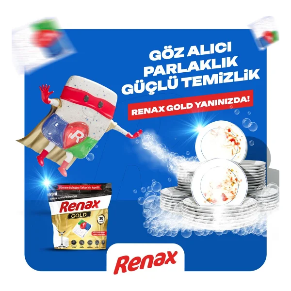 Renax Gold Bulaşık Makinesi Tableti 50'li - Görsel 4