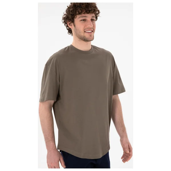 U.S. Polo Assn 50305988-VR052 Vizon Kısa Kollu Bisiklet Yaka Erkek Tişört - Görsel 4