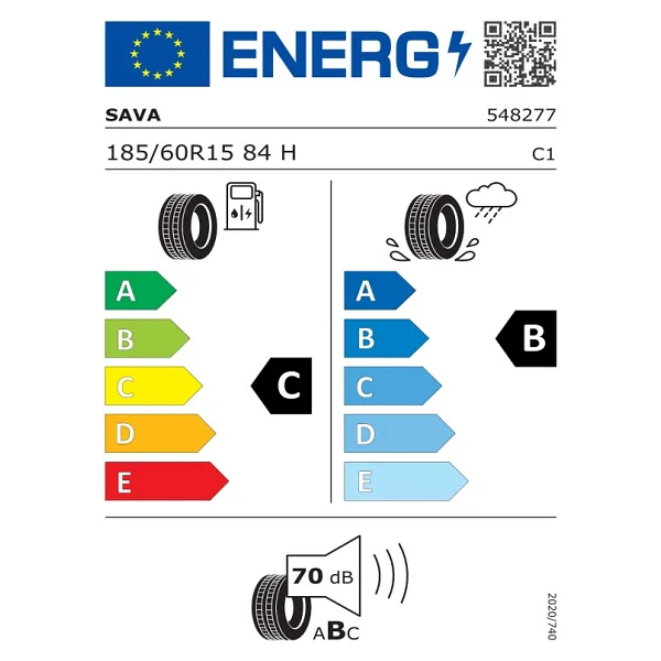 Sava Intensa HP 185/60 R15 84H Yaz Lastiği - 2025 - Görsel 4