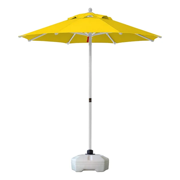 Sunminyum 250/8 Polyester Kumaşlı + 50 Litre Bidonlu Bahçe Şemsiyesi - Sarı - Görsel 3