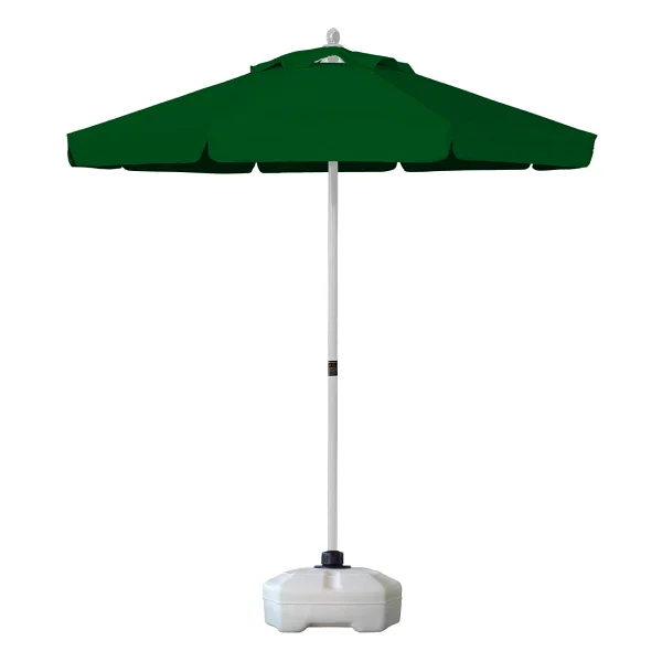 Sunminyum 250/8 Polyester Kumaşlı + 50 Litre Bidonlu Bahçe Şemsiyesi - Koyu Yeşil - Görsel 2