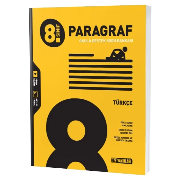 Hız Yayınları 8. Sınıf Türkçe Paragraf Soru Bankası - Görsel 7