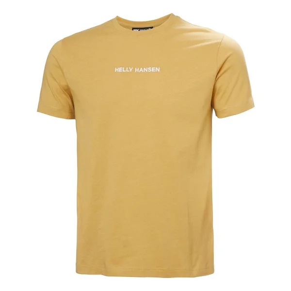 Helly Hansen Core 2.0 HHA.54598-389 Sarı Kısa Kollu Bisiklet Yaka Erkek Tişört - Görsel 6