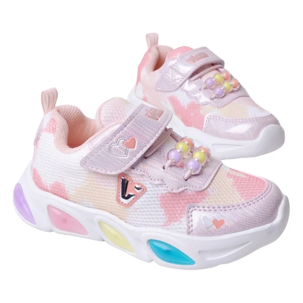 Vicco Gelato 346.B25Y.177-06 Pembe Işıklı Bebek Spor Ayakkabı - Görsel 3