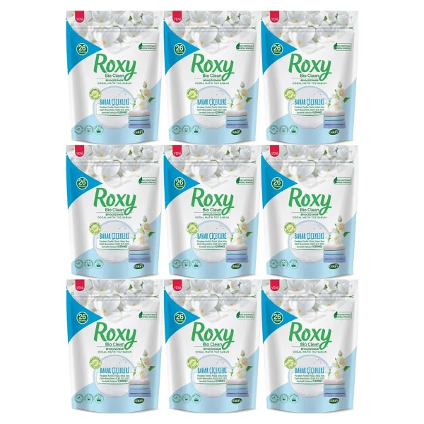 Dalan Roxy Bio Clean Matik Sabun Tozu 800GR Bahar Çiçekleri (9 Lu Set) (234 Yıkama) - Görsel 3