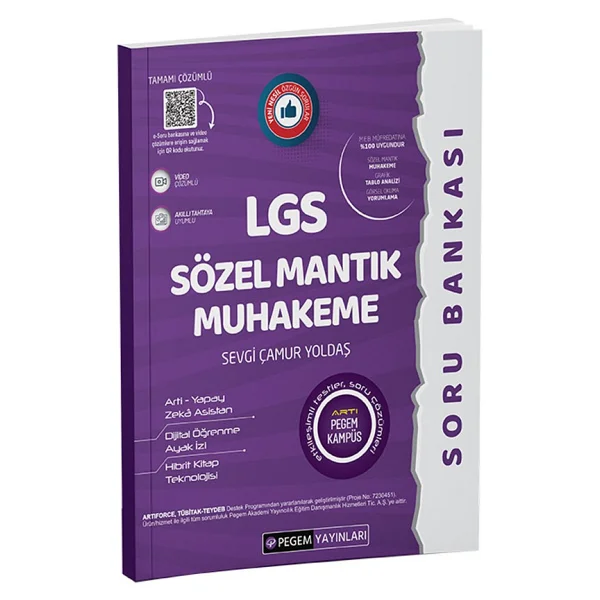 Pegem Akademi Yayıncılık 8. Sınıf LGS Sözel Mantık Muhakeme Soru Bankası - Görsel 2