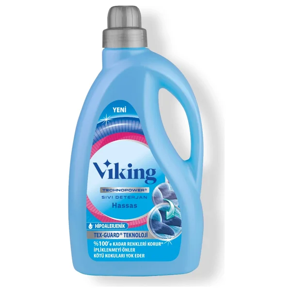 Viking Hassas Ciltler Sıvı Deterjan 2.7 lt - Görsel 2