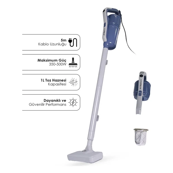 Pirantech EK340 Elektrikli Dikey Süpürge - Görsel 6