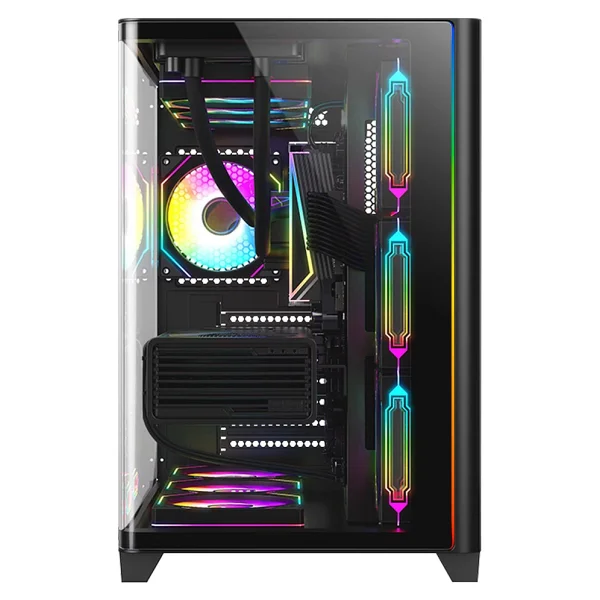 Dragos Ocean Curved Pro V2 ARGB Fanlı Siyah 750 W E-ATX Oyuncu Kasası - Görsel 9