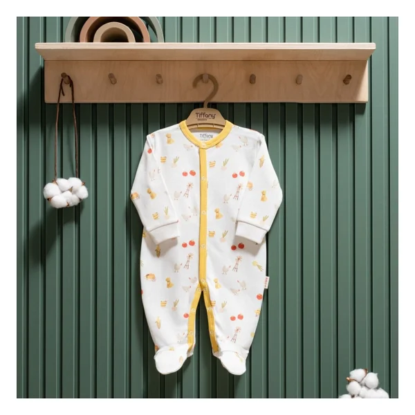 Tiffany Baby Strawberry Organik Theme Patikli Tulum 45033 - Görsel 4