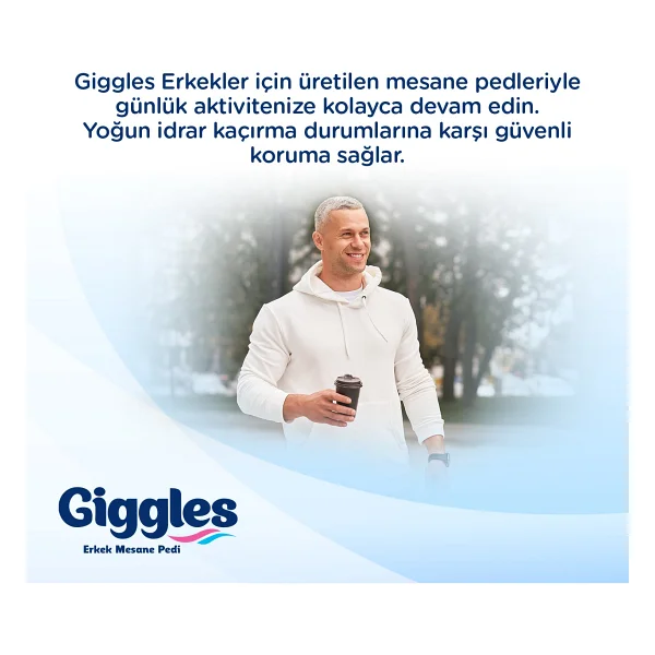 Giggles Medium Orta Yoğun 20'li 4 Adet Erkek Mesane Pedi - Görsel 2