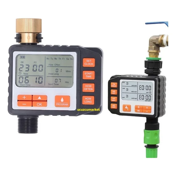 Otomatik Sulama Saati Zamanlayıcısı Bahçe Sulama Elektronik Sistemi (Lcd Ekran - Dijital Programlanabilir) - Görsel 4