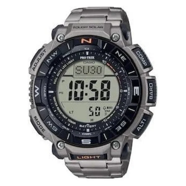 Casio Pro-Trek PRG-340T-7DR Titanyum Kordon Erkek Kol Saati - Görsel 10