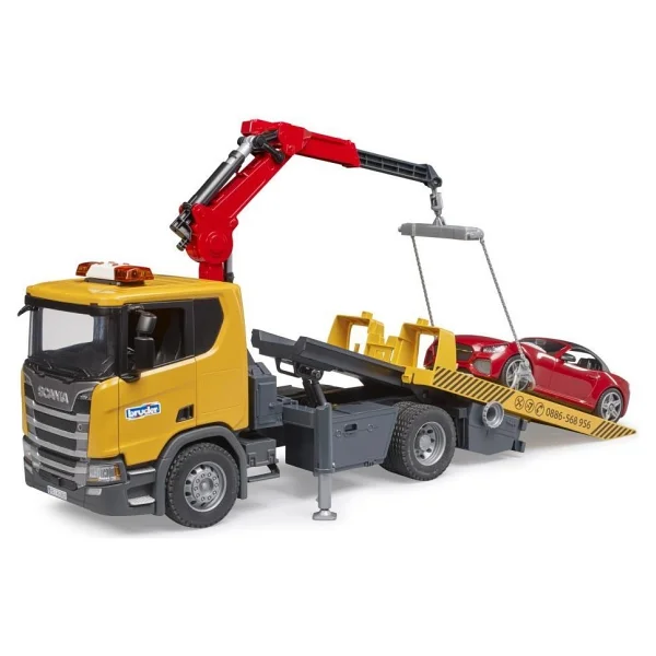 Bruder BR03552 Scania 560R Çekici ve Roadster Araba - Görsel 6