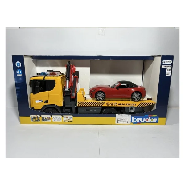 Bruder BR03552 Scania 560R Çekici ve Roadster Araba - Görsel 9