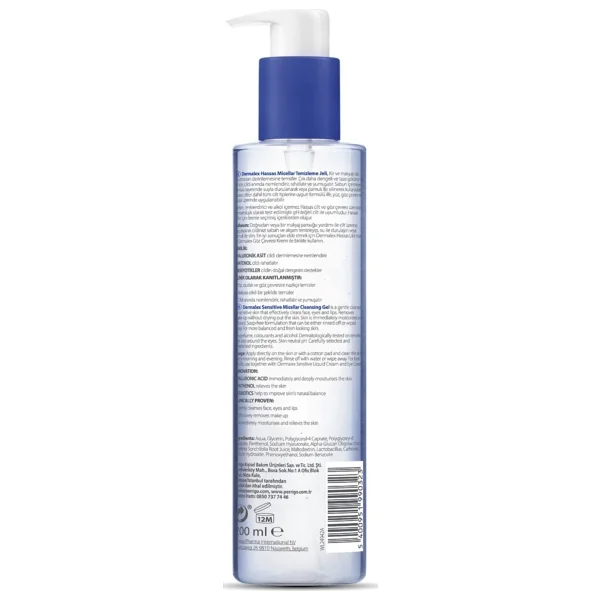 Dermalex Sensitive Balance Micellar 200 ml Yüz Temizleme Jeli - Görsel 6