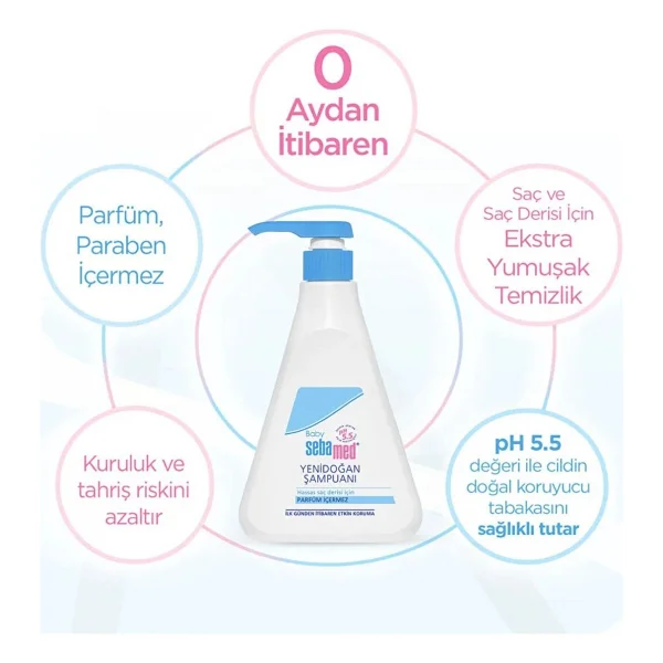 Sebamed Yenidoğan Şampuanı 500 ml - Görsel 6