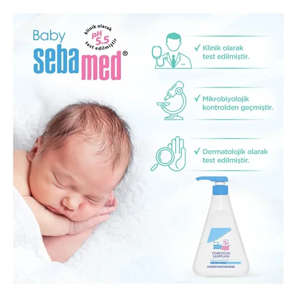 Sebamed Yenidoğan Şampuanı 500 ml - Görsel 8