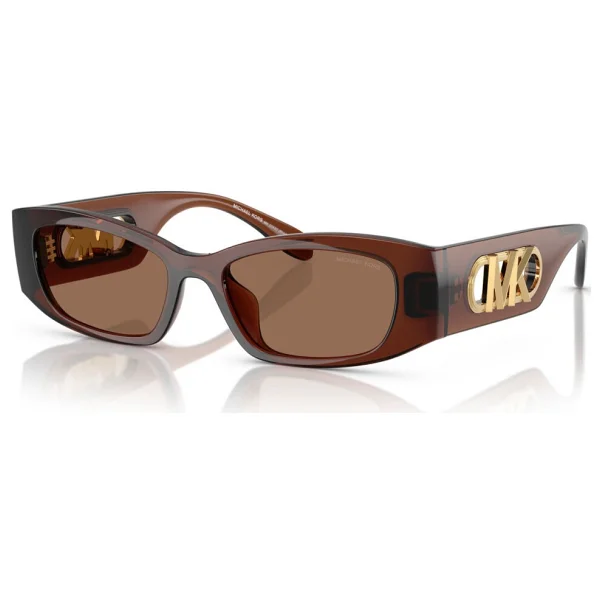 Michael Kors Rhodes MK2243U 402173 Transparent Brown-Brown Kadın Güneş Gözlüğü - Görsel 2