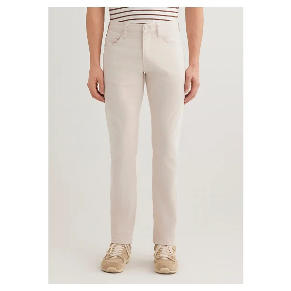 Mavi Jake Comfort 00422-22763 Ekru Erkek Skinny Gabardin Pantolon - Görsel 4