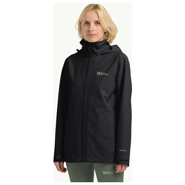 Jack Wolfskin Trailtime 2L A63902 Kapüşonlu Kadın Yağmurluk - Görsel 8