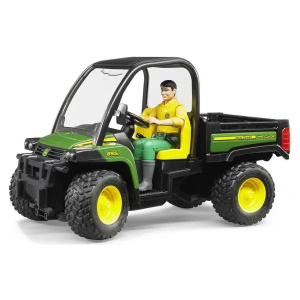 Bruder BR02490 John Deere Gator 855D & Bworld Adam - Görsel 3