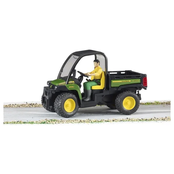 Bruder BR02490 John Deere Gator 855D & Bworld Adam - Görsel 9