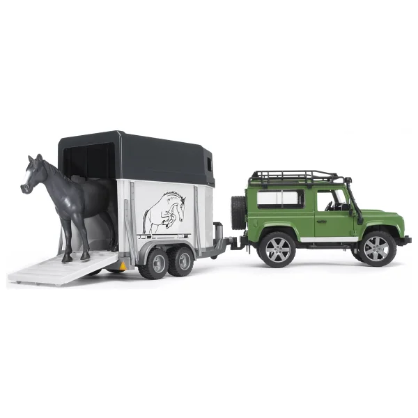 Bruder Land Rover Arazi Aracı ve At Nakil Aracı BR02592 - Görsel 8