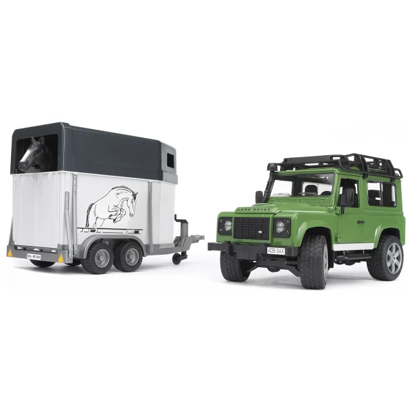 Bruder Land Rover Arazi Aracı ve At Nakil Aracı BR02592 - Görsel 9