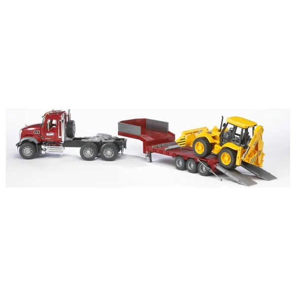 Bruder Mack Granite Jcb Tasıyan Tır BR02813 - Görsel 10