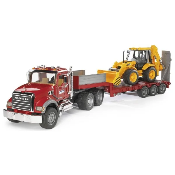 Bruder Mack Granite Jcb Tasıyan Tır BR02813 - Görsel 3