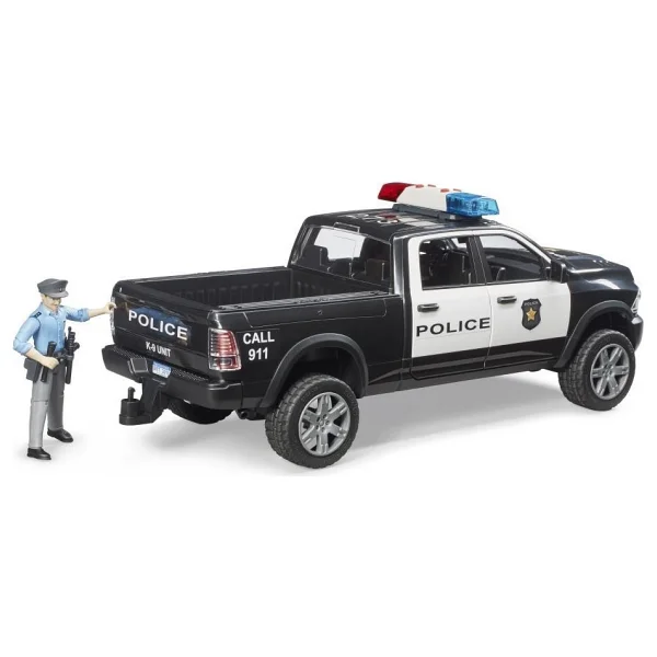 Bruder Ram 2500 Polis Aracı ve Memur BR02505 - Görsel 4