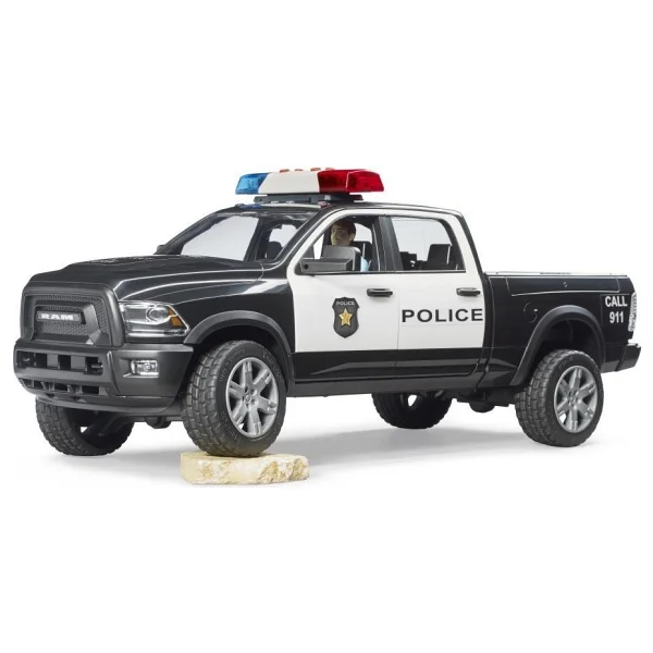 Bruder Ram 2500 Polis Aracı ve Memur BR02505 - Görsel 6