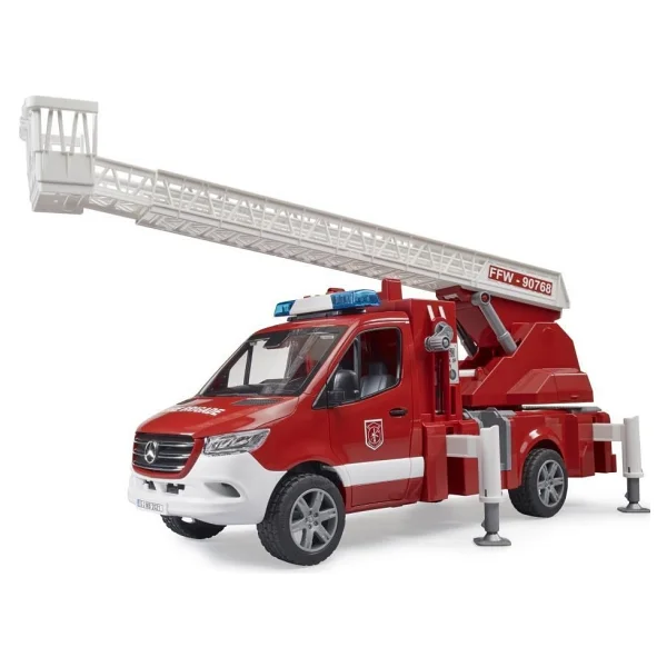 Bruder Mercedes Benz Sprinter Merdivenli İtfaiye İş Makinesi BR02673 - Görsel 3