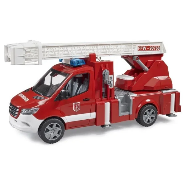 Bruder Mercedes Benz Sprinter Merdivenli İtfaiye İş Makinesi BR02673 - Görsel 7