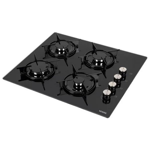 Vestel AO-6104 YS-DG Siyah Cam Ankastre Ocak - Görsel 2