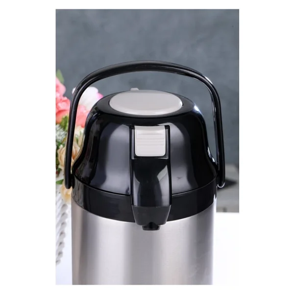 Cooker CKR-2007 2.5 lt Pompalı Çelik Termos - Görsel 2
