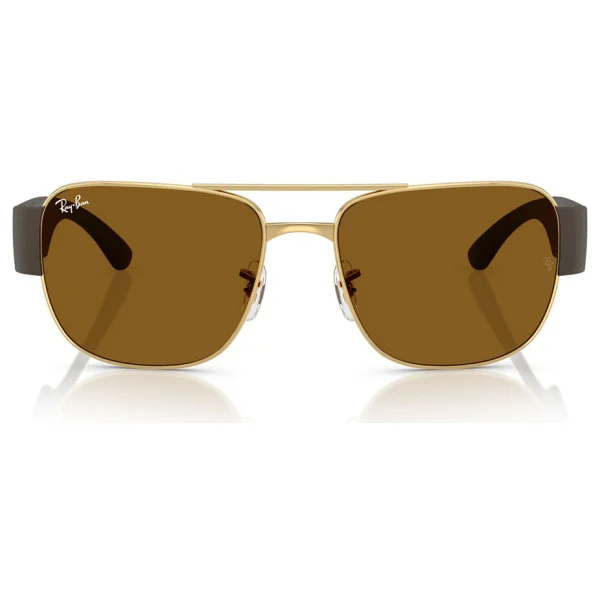 Ray-Ban 3756 001/33 Gold-Brown Güneş Gözlüğü - Görsel 4