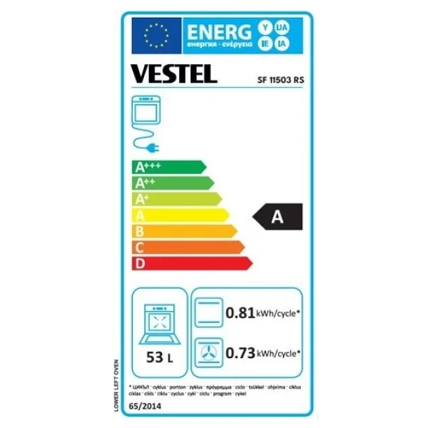 Vestel SF 11503 RS Wok Gözlü Kuzine Fırın - Görsel 9