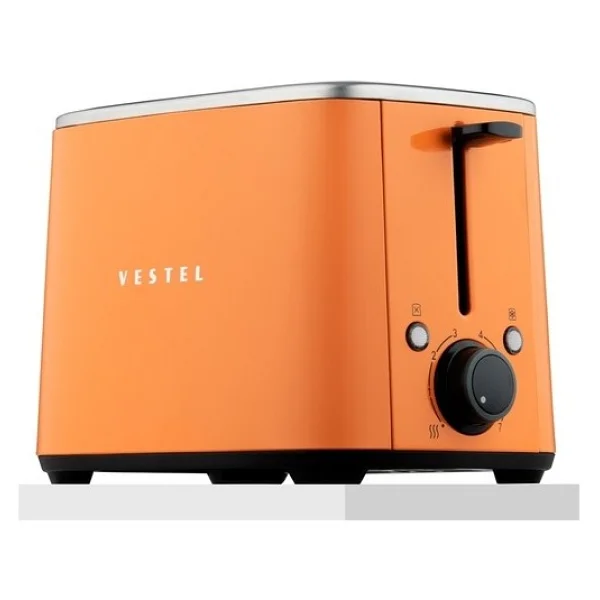Vestel Retro Turuncu 2 Dilim Ekmek Kızartma Makinesi - Görsel 3