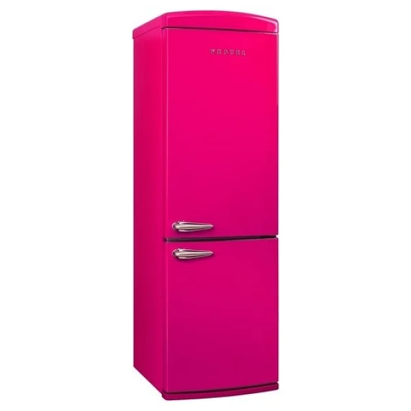 Vestel Retro NFK37011 Pembe Kombi No Frost Buzdolabı - Görsel 2