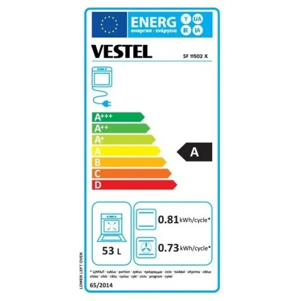 Vestel SF 11502 X Wok Gözlü Kuzine Fırın - Görsel 9