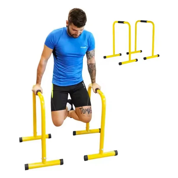 Ikili Uzun Paralel Bar Dips Bar Tall Parallettes HC1616D - Görsel 4