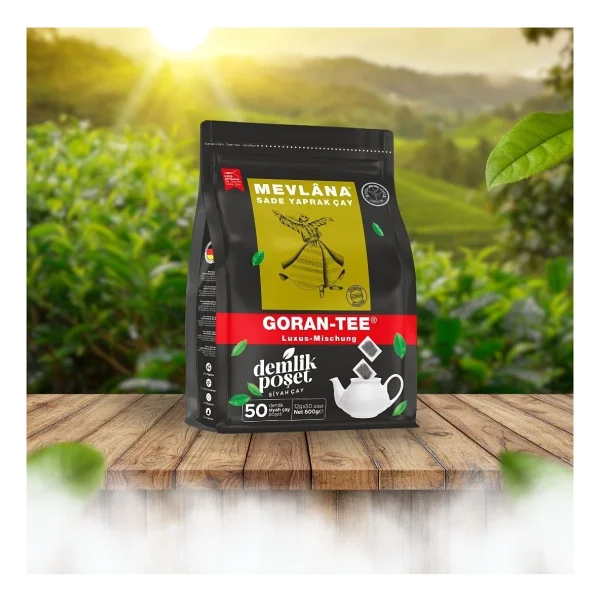 Mevlana Çay Goran Tee 600 gr Demlik Poşet Çay - Görsel 9